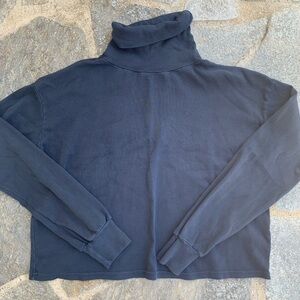 Brandy Melville Faded Navy Angela Turtleneck